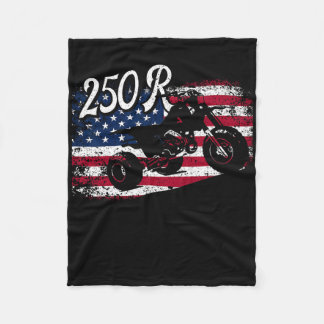 250r Atc 4th Of July American Fleece Blanket