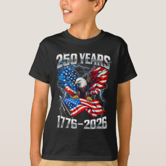 250th 4th of July 250 Years American Anniversary T-Shirt
