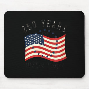 250th american anniversary independence 250 years mouse pad