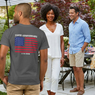 250th Anniv American flag Jet Fighter Aeroplanes  T-Shirt