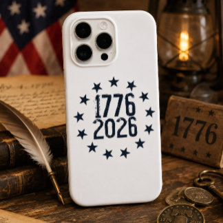 250th anniversary 1776–2026 Patriotic Star Circle iPhone 16 Pro Max Case