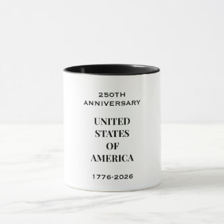 250th Anniversary 1776–2026 – USA Premium Lighter Mug