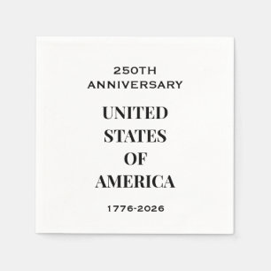 250th Anniversary 1776–2026 – USA Premium Lighter Napkin