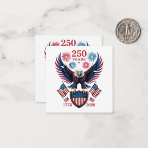 250th Anniversary 250 Years USA 1776 Card