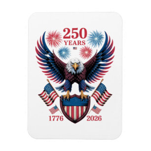 250th Anniversary 250 Years USA 1776 Magnet