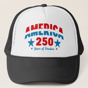 250th Anniversary America 4th of July Trucker Hat