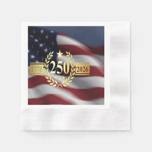 250th Anniversary American Coin Napkins  1776‑2026