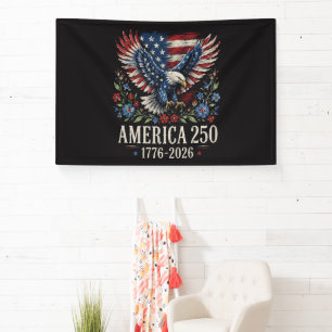 250th Anniversary Eagle American Banner