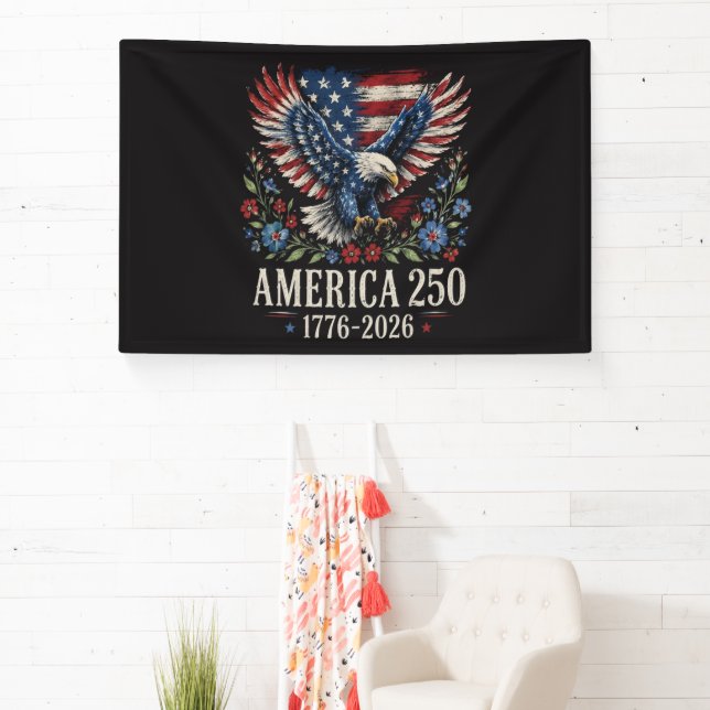 250th Anniversary Eagle American Banner (Insitu)