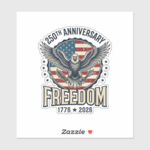 250th Anniversary Freedom Eagle Patriotic Vintage 