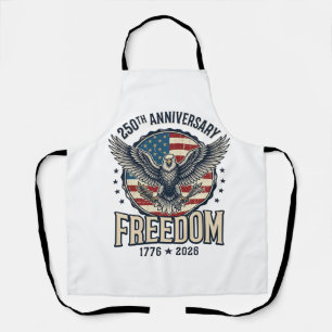 250th Anniversary Freedom Eagle Patriotic Vintage  Apron