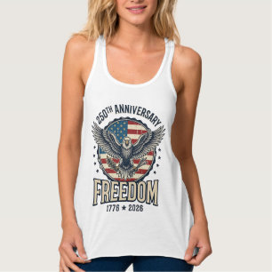 250th Anniversary Freedom Eagle Patriotic Vintage  Singlet