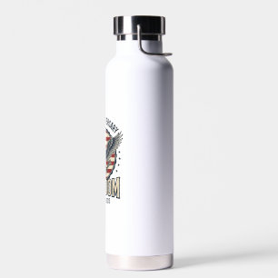 250th Anniversary Freedom Eagle Patriotic Vintage Water Bottle