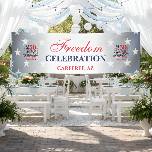250th Anniversary Freedom Party Banner (Creator Uploaded)