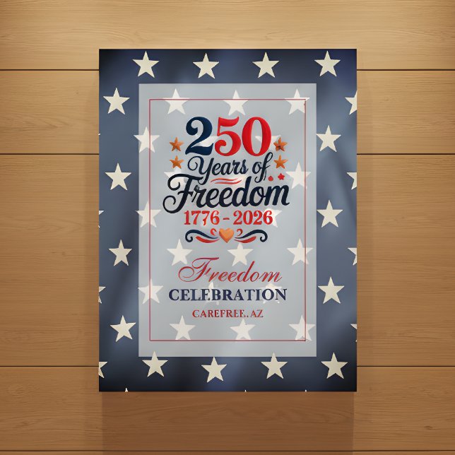 250th Anniversary Freedom Party Poster (Creator Uploaded)