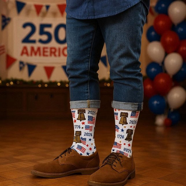 250th Anniversary Liberty Bell Socks (Creator Uploaded)