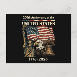 250th Anniversary of United States 250 Years 4th o Postcard