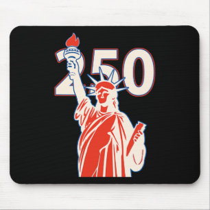 250th Anniversary Of Usa, 2026 1776, Statue Of Lib Mouse Pad
