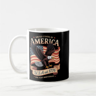 250th Anniversary Of Usa 4th Of July Aamerican Coffee Mug
