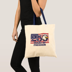 250th Anniversary of USA Flag Eagle Freedom Tote Bag