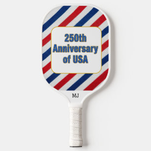 250th Anniversary of USA Player Initials Pickleball Paddle