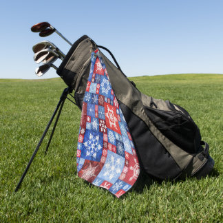 250th Anniversary Snowflake Collage Golf Towel