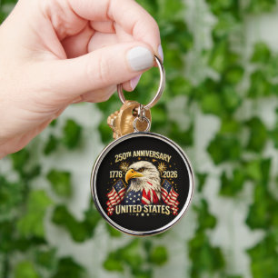250th Anniversary United States 1776-2026 Key Ring
