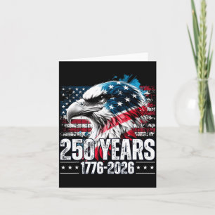 250th Anniversary United States Birthday  Card