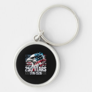250th Anniversary United States Birthday Long Slee Key Ring