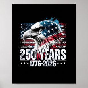 250th Anniversary United States Birthday Long Slee Poster