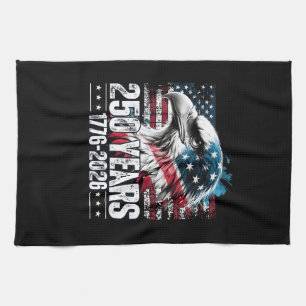 250th Anniversary United States Birthday Long Slee Tea Towel