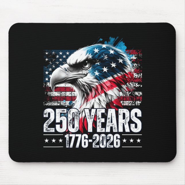 250th Anniversary United States Birthday  Mouse Pad (Front)