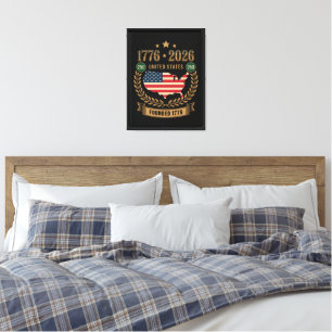 250th Anniversary United States of America 250 USA Canvas Print
