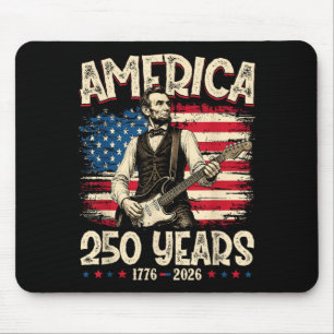 250th Anniversary Usa 16th President 250 Years 4th Mouse Pad