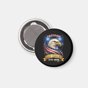 250th Anniversary USA 1776-2026 Patriotic American Magnet
