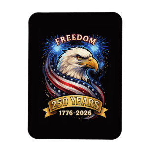 250th Anniversary USA 1776-2026 Patriotic American Magnet