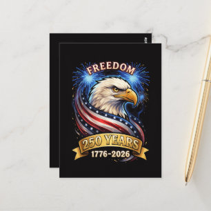 250th Anniversary USA 1776-2026 Patriotic American Postcard