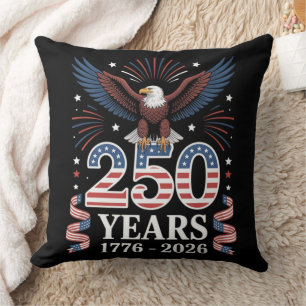 250th Anniversary USA 1776 2026 Patriotic Eagle Cushion