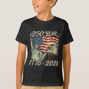 250th Anniversary USA 250 Years American 4th July T-Shirt