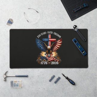 250th Anniversary USA Faith Freedom Desk Mat