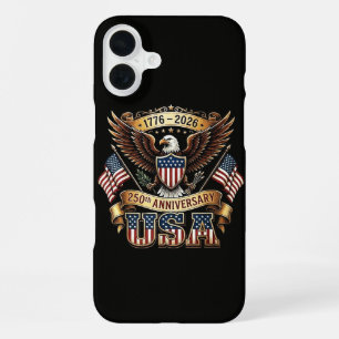 250th Anniversary USA Flag 250 Years American iPhone 16 Plus Case