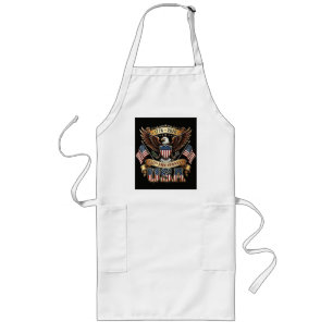 250th Anniversary USA Flag 250 Years American Long Apron