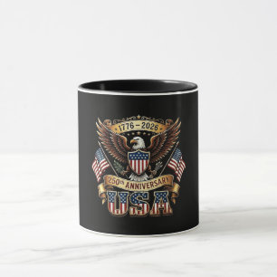 250th Anniversary USA Flag 250 Years American Mug