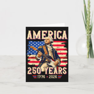 250th Anniversary Usa Founding Father 250 Years Card