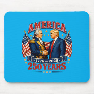 250th Anniversary Usa Founding Father President Mouse Pad