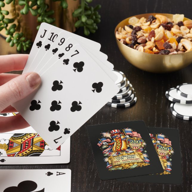 250th Anniversary USA Independence Celebration Playing Cards (In Situ)