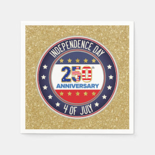 250th Anniversary USA Patriotic 1776–2026 Napkin