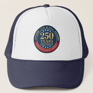 250th Anniversary USA Patriotic 1776–2026 Trucker Hat