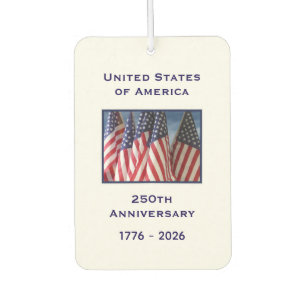 250th Anniversary USA Patriotic American Car Air Freshener