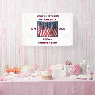 250th Anniversary USA Patriotic  Banner